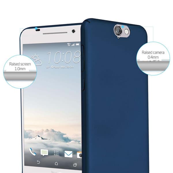 Hårt HTC ONE A9 Fodral Skal Fodral Mobilskydd Hard Case Skyddsomslag i metalloptik mot repor och stötar