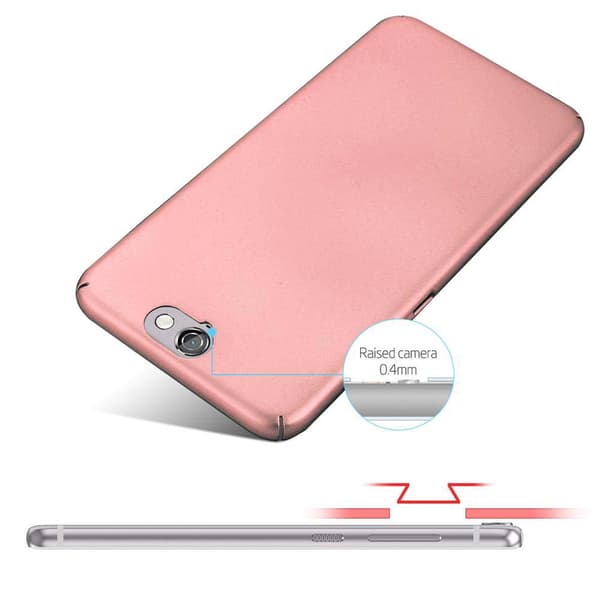 Hårt HTC ONE A9 Fodral Skal Fodral Mobilskydd Hard Case Skyddsomslag i metalloptik mot repor och stötar