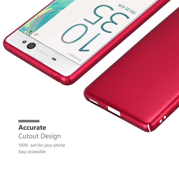 Sony Xperia XA Suojakuori Hard Case Suojakotelo metallin näköinen suojus naarmuja ja iskuja vastaan