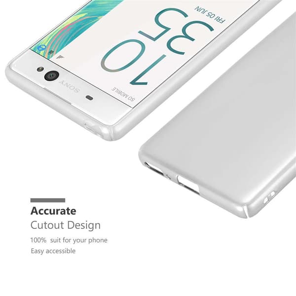 Sony Xperia XA Suojakuori Hard Case Suojakotelo metallin näköinen suojus naarmuja ja iskuja vastaan