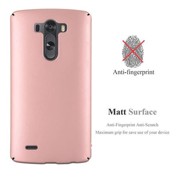 LG G3 Suojakuori Hard Case Suojakotelo metallin näköinen suojus naarmuja ja iskuja vastaan