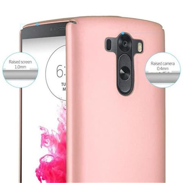 Hårt LG G3 Fodral Skal Fodral Mobilskydd Hard Case Skyddsomslag i metalloptik mot repor och stötar