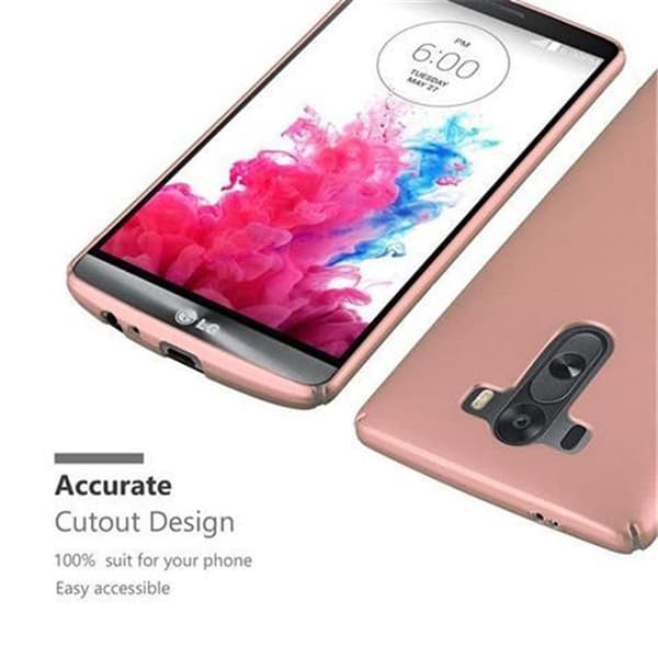 Hårt LG G3 Fodral Skal Fodral Mobilskydd Hard Case Skyddsomslag i metalloptik mot repor och stötar