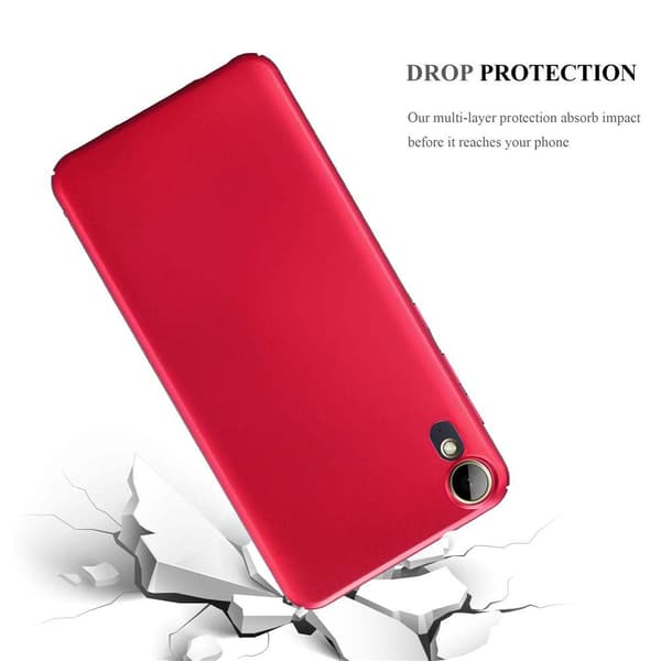 Deksel for HTC Desire 10 LIFESTYLE / Desire 825 Hardt Case Beskyttende i metallutseende mot riper og støt.