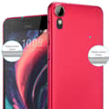 Miniatyrbilde 4 av 5: Deksel for HTC Desire 10 LIFESTYLE / Desire 825 Hardt Case Beskyttende i metallutseende mot riper og støt.