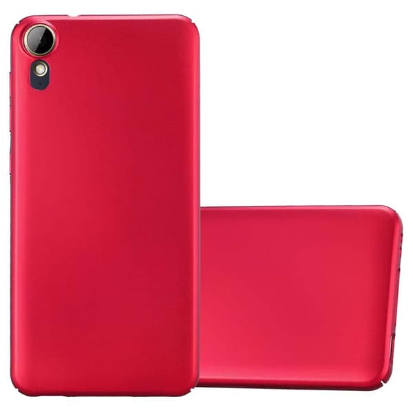 Deksel for HTC Desire 10 LIFESTYLE / Desire 825 Hardt Case Beskyttende i metallutseende mot riper og støt. METALLISK RØD