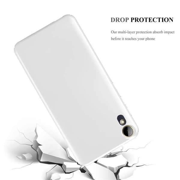 Deksel for HTC Desire 10 LIFESTYLE / Desire 825 Hardt Case Beskyttende i metallutseende mot riper og støt.