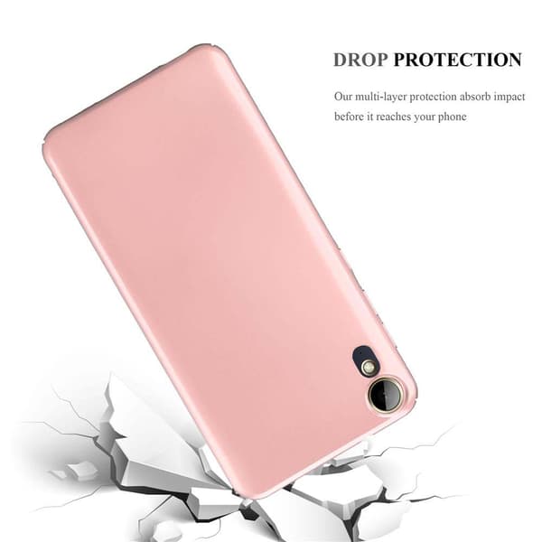 Deksel for HTC Desire 10 LIFESTYLE / Desire 825 Hardt Case Beskyttende i metallutseende mot riper og støt.