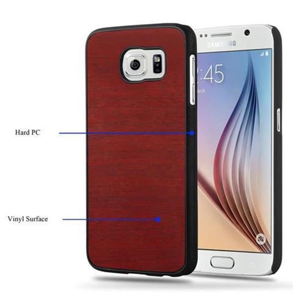 Deksel til Samsung Galaxy S6 Hardt Case Beskyttende i treutseende mot riper og støt