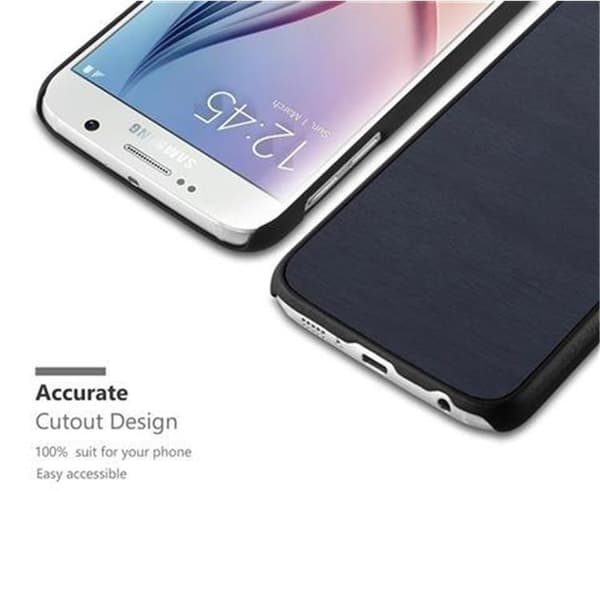 Samsung Galaxy S6 Suojakuori Hard Case Suojakotelo puun näköinen suojus naarmuilta ja iskuilta
