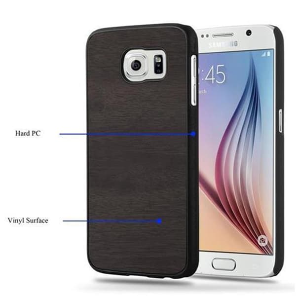 Samsung Galaxy S6 Suojakuori Hard Case Suojakotelo puun näköinen suojus naarmuilta ja iskuilta