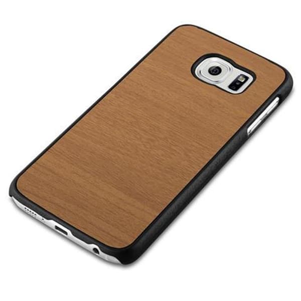 Samsung Galaxy S6 Suojakuori Hard Case Suojakotelo puun näköinen suojus naarmuilta ja iskuilta