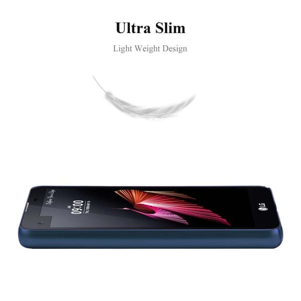 Deksel for LG X SCREEN Hardt Case Beskyttende i metallutseende mot riper og støt.