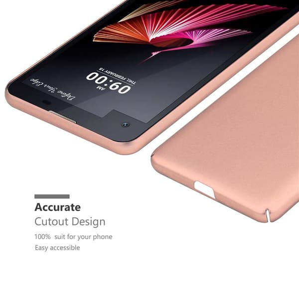 Deksel for LG X SCREEN Hardt Case Beskyttende i metallutseende mot riper og støt.