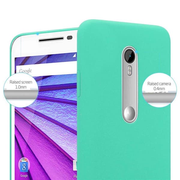 Motorola MOTO G3 Fodral Skal Hard Case Mobilskydd i Frosted utseende mot repor och stötar