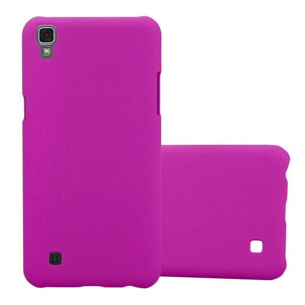 LG X POWER Fodral Skal Hard Case Mobilskydd i Frosted utseende mot repor och stötar FROSTY ROSA