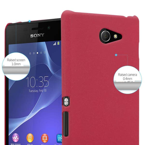 Sony Xperia M2 / M2 AQUA Fodral Skal Hard Case Mobilskydd i Frosted utseende mot repor och stötar