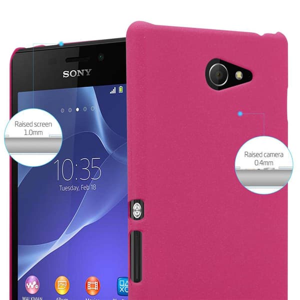Sony Xperia M2 / M2 AQUA Fodral Skal Hard Case Mobilskydd i Frosted utseende mot repor och stötar
