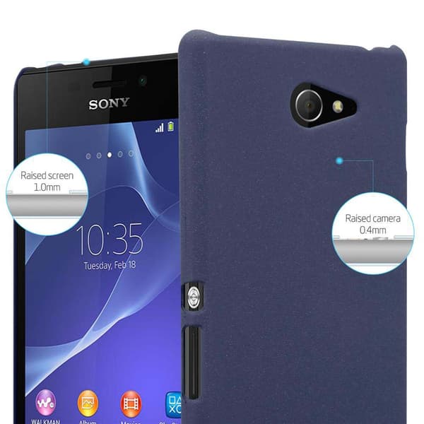 Sony Xperia M2 / M2 AQUA Fodral Skal Hard Case Mobilskydd i Frosted utseende mot repor och stötar
