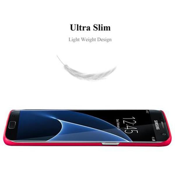 Deksel for Samsung Galaxy S7 EDGE Hardt Case Beskyttende i metallutseende mot riper og støt.