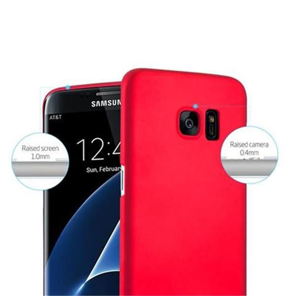 Deksel for Samsung Galaxy S7 EDGE Hardt Case Beskyttende i metallutseende mot riper og støt.