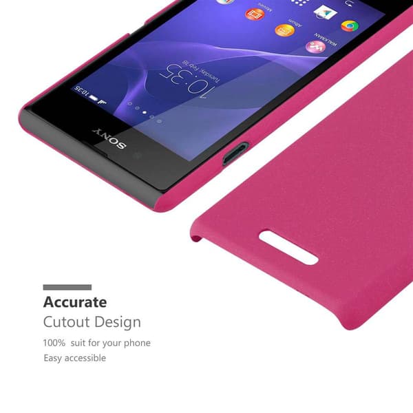 Sony Xperia E3 Fodral Skal Hard Case Mobilskydd i Frosted utseende mot repor och stötar