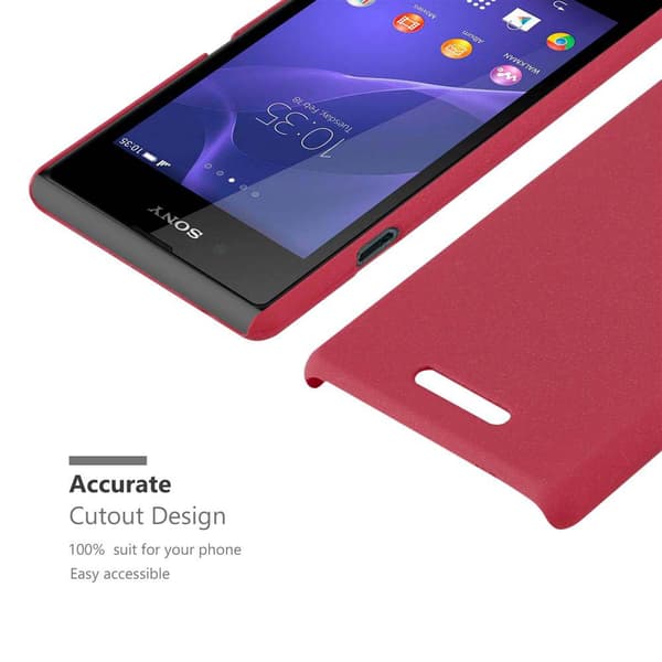 Sony Xperia E3 Fodral Skal Hard Case Mobilskydd i Frosted utseende mot repor och stötar