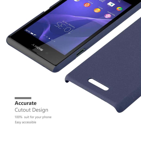 Sony Xperia E3 Fodral Skal Hard Case Mobilskydd i Frosted utseende mot repor och stötar