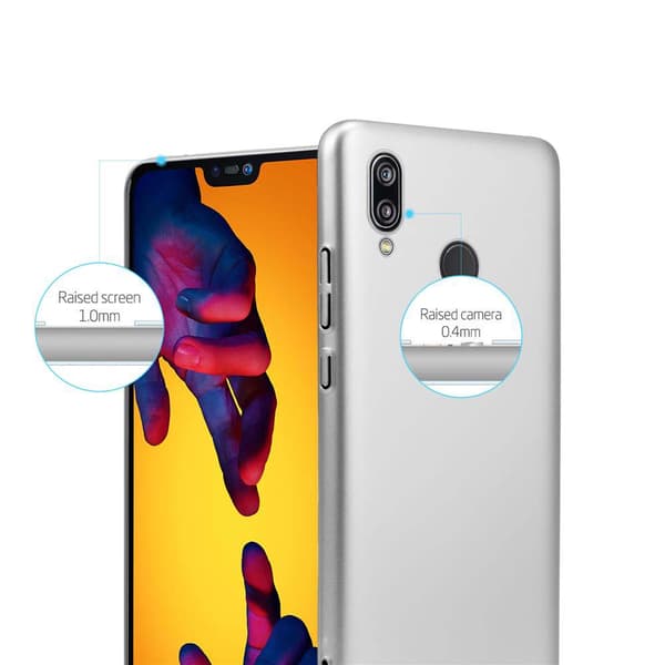 Huawei P20 LITE 2018 / NOVA 3E Suojakuori Hard Case Suojakotelo metallin näköinen suojus naarmuja ja iskuja vastaan