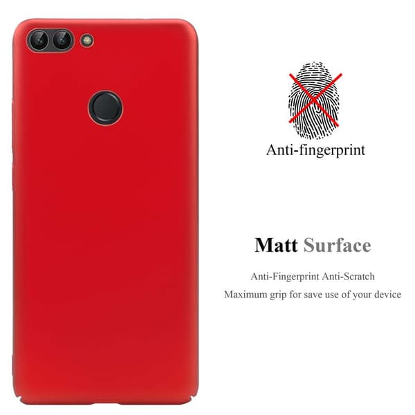 Huawei P SMART 2018 / Enjoy 7S Suojakuori Hard Case Suojakotelo metallin näköinen suojus naarmuja ja iskuja vastaan