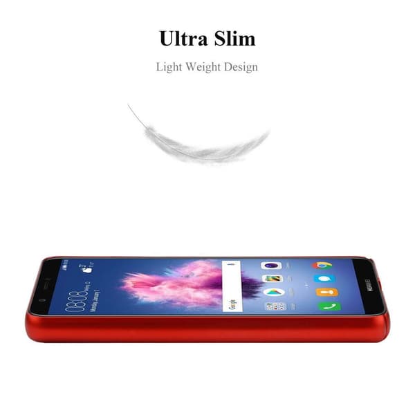 Huawei P SMART 2018 / Enjoy 7S Suojakuori Hard Case Suojakotelo metallin näköinen suojus naarmuja ja iskuja vastaan