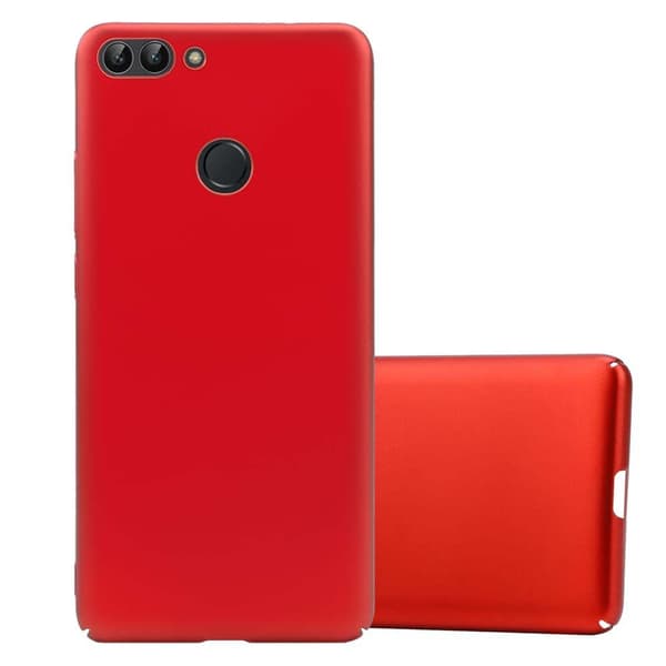 Huawei P SMART 2018 / Enjoy 7S Suojakuori Hard Case Suojakotelo metallin näköinen suojus naarmuja ja iskuja vastaan
