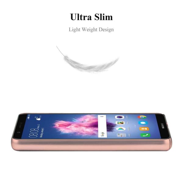 Huawei P SMART 2018 / Enjoy 7S Suojakuori Hard Case Suojakotelo metallin näköinen suojus naarmuja ja iskuja vastaan