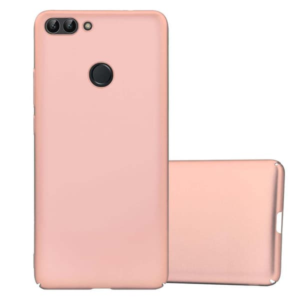 Huawei P SMART 2018 / Enjoy 7S Suojakuori Hard Case Suojakotelo metallin näköinen suojus naarmuja ja iskuja vastaan