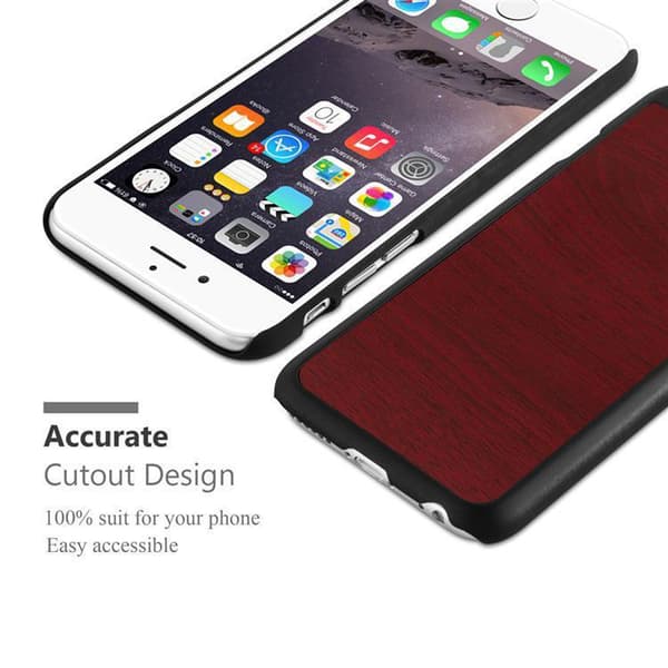 iPhone 6 PLUS / 6S PLUS Fodral Hårt Fodral Skal Hard Case Skyddsomslag i träoptik mot repor och stötar