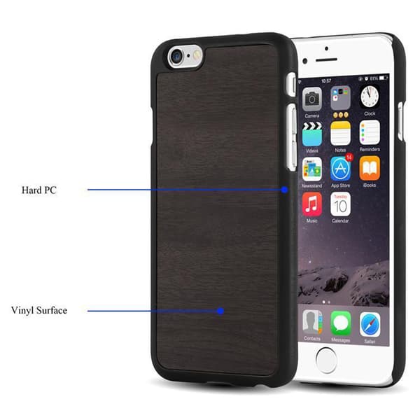 iPhone 6 PLUS / 6S PLUS Fodral Hårt Fodral Skal Hard Case Skyddsomslag i träoptik mot repor och stötar