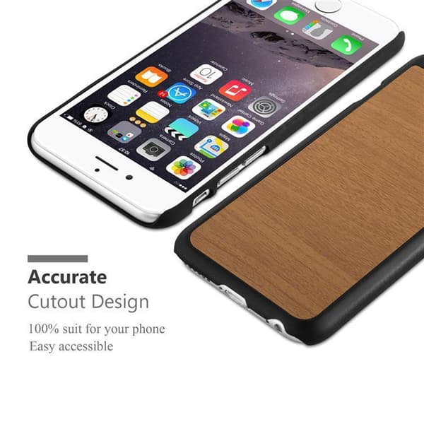 iPhone 6 PLUS / 6S PLUS Fodral Hårt Fodral Skal Hard Case Skyddsomslag i träoptik mot repor och stötar