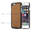Pikkukuva 4 / 5: iPhone 6 PLUS / 6S PLUS Suojakuori Hard Case Suojakotelo puun näköinen suojus naarmuilta ja iskuilta