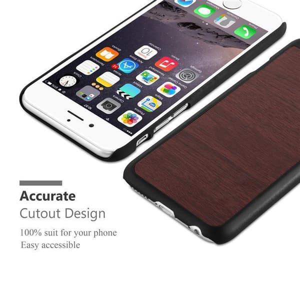 iPhone 6 PLUS / 6S PLUS Fodral Hårt Fodral Skal Hard Case Skyddsomslag i träoptik mot repor och stötar