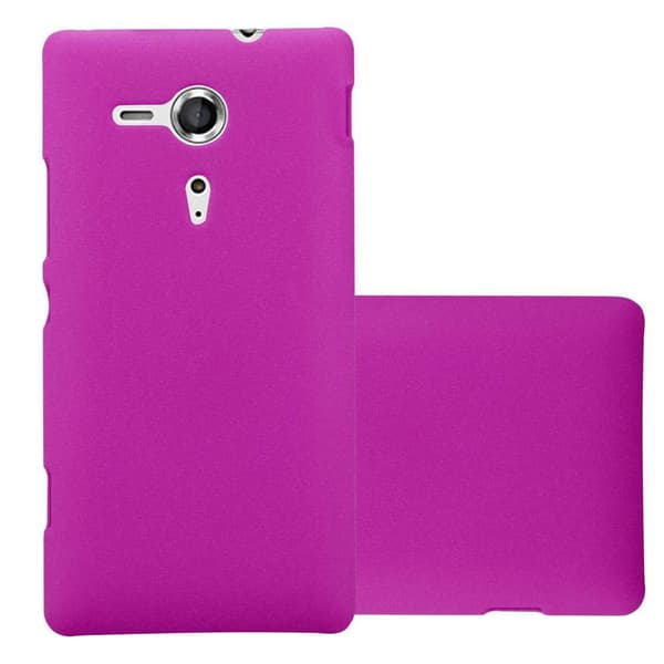Sony Xperia SP Suojakuori Hard Case Suojakotelo himmeällä ulkonäöllä naarmuja ja iskuja vastaan FROSTY VAALEANPUNAINEN