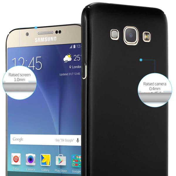 Hårt Samsung Galaxy A8 2015 Fodral Skal Fodral Mobilskydd Hard Case Skyddsomslag i metalloptik mot repor och stötar
