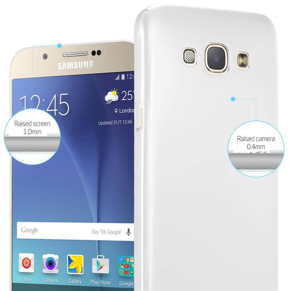 Hårt Samsung Galaxy A8 2015 Fodral Skal Fodral Mobilskydd Hard Case Skyddsomslag i metalloptik mot repor och stötar