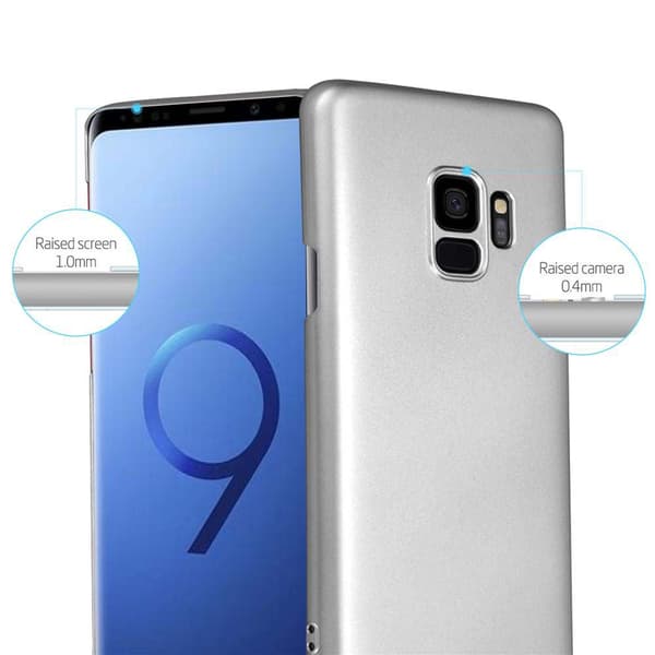 Deksel for Samsung Galaxy S9 Hardt Case Beskyttende i metallutseende mot riper og støt.
