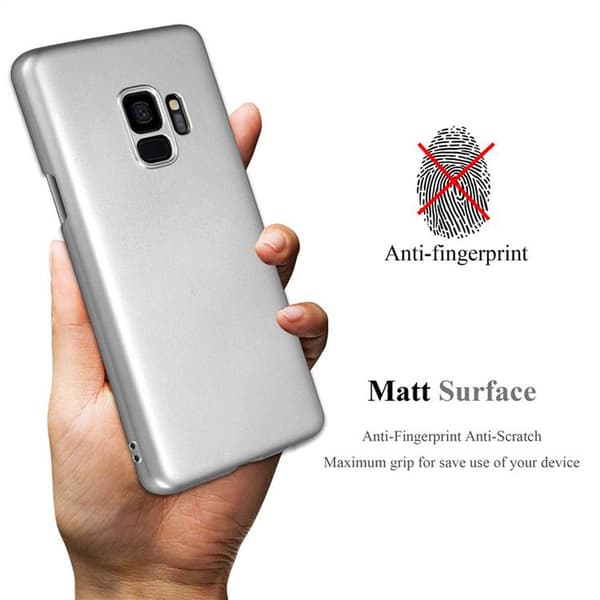 Deksel for Samsung Galaxy S9 Hardt Case Beskyttende i metallutseende mot riper og støt.