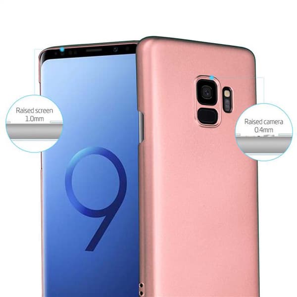 Deksel for Samsung Galaxy S9 Hardt Case Beskyttende i metallutseende mot riper og støt.