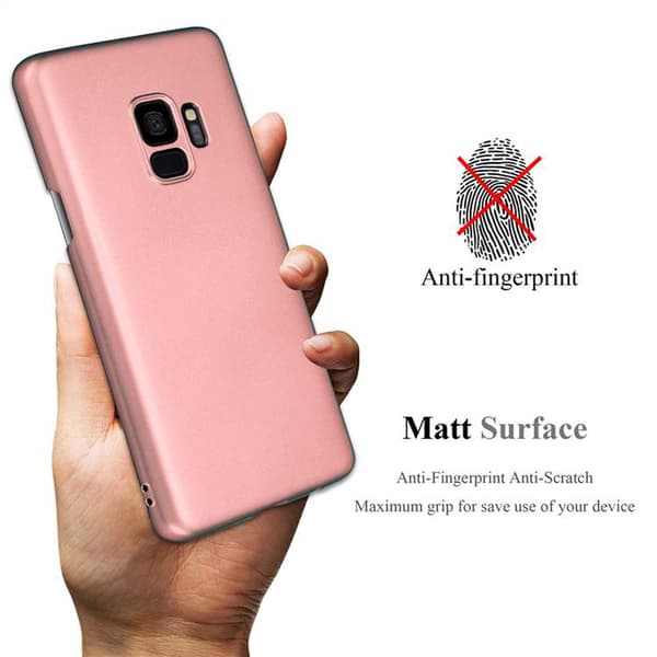 Deksel for Samsung Galaxy S9 Hardt Case Beskyttende i metallutseende mot riper og støt.