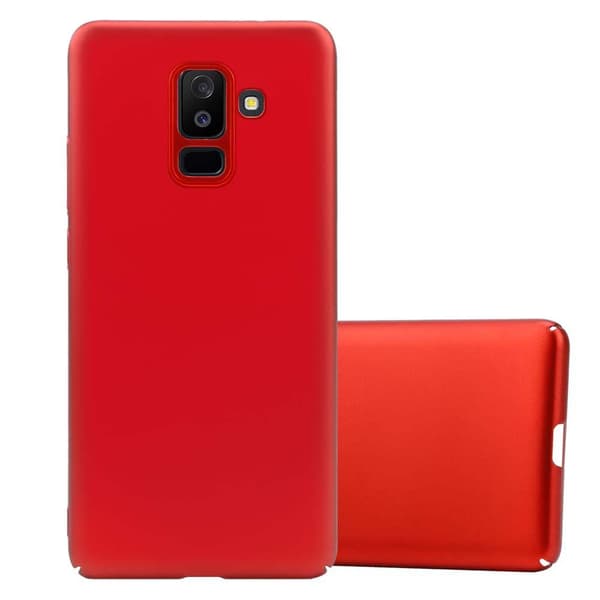 Samsung Galaxy A6 PLUS 2018 Suojakuori Hard Case Suojakotelo metallin näköinen suojus naarmuja ja iskuja vastaan