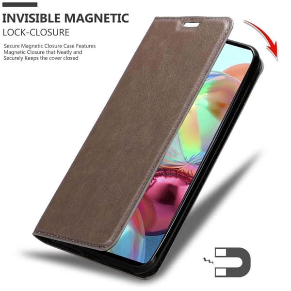 Samsung Galaxy A71 4G Suojakotelo Suojakuori Lompakkokotelo Matkapuhelinkotelo jossa magneettisuljenta, jalusta-toiminto ja korttitasku