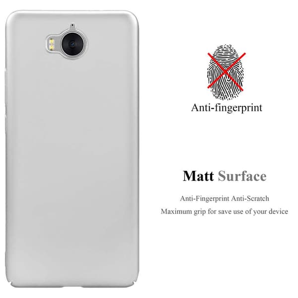 Huawei Y5 2017 / Y6 2017 Suojakuori Hard Case Suojakotelo metallin näköinen suojus naarmuja ja iskuja vastaan