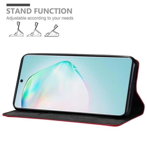 Samsung Galaxy A91 / S10 LITE / M80s Suojakotelo Suojakuori Lompakkokotelo Matkapuhelinkotelo jossa magneettisuljenta, jalusta-toiminto ja korttitasku